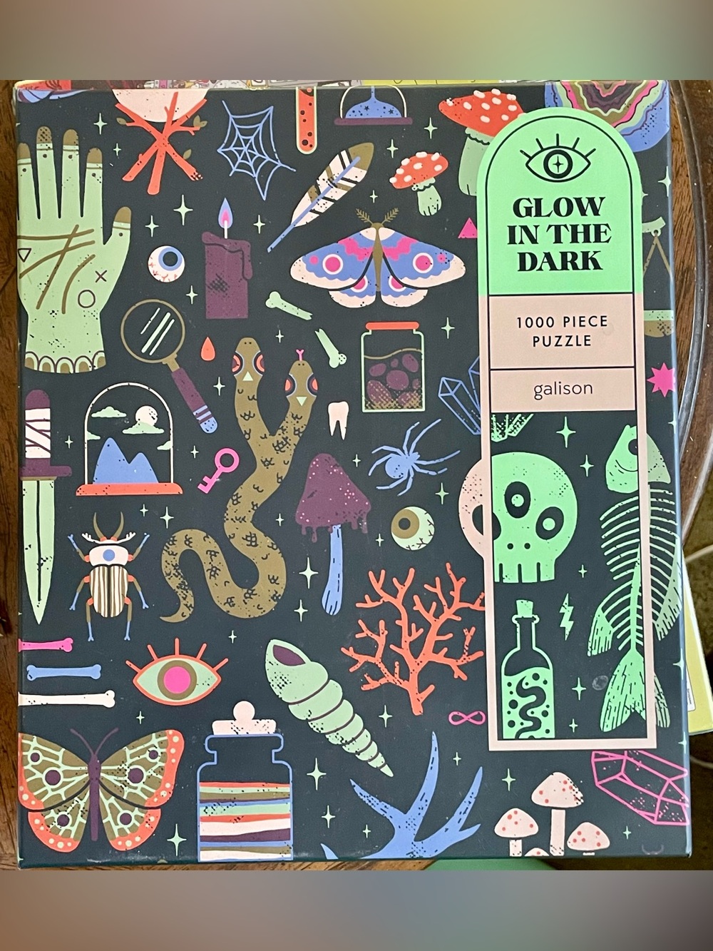 Glow-in-the-dark whimsygoth 1000-piece puzzle